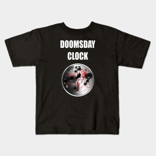 One minute Past Midnight Doomsday Clock Kids T-Shirt